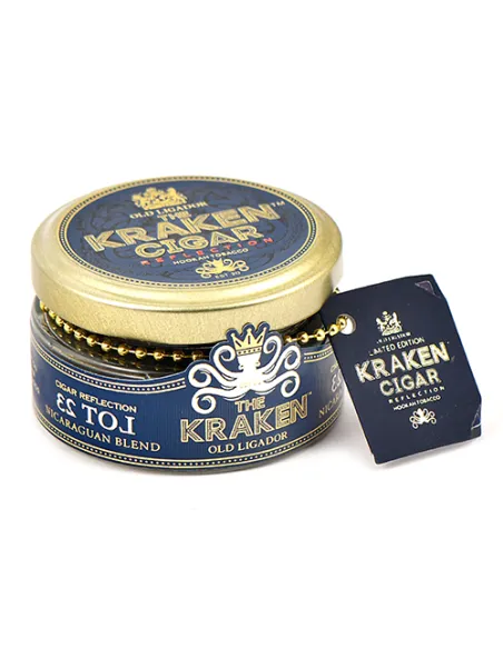 Табак для кальяна Kraken  Cigar Reflection  Lot 23 (Никарагуанский бленд) - 30 г. (Стекло)