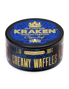 Табак для кальяна Kraken   Medium Seco  Cream Waffles (Сливочные вафли)  - 100 г.