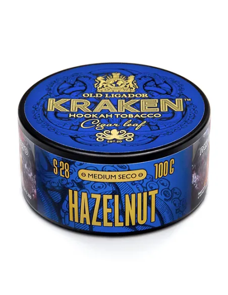 Табак для кальяна Kraken   Medium Seco  Hazelnut (Фундук)  - 100 г.
