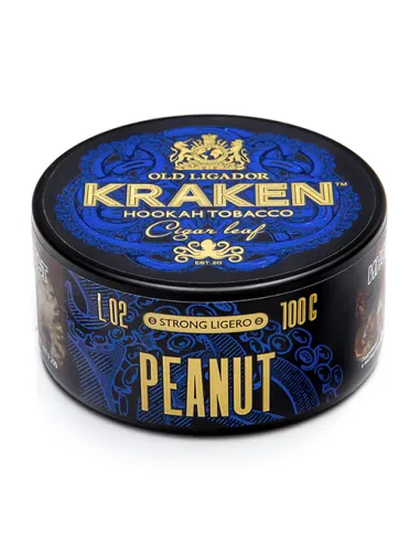 Табак для кальяна Kraken   Medium Seco  Peanut (Арахис)  - 100 г.