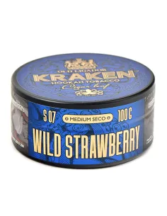 Табак для кальяна Kraken   Medium Seco  Wild Strawberry (Земляника)  - 100 г.