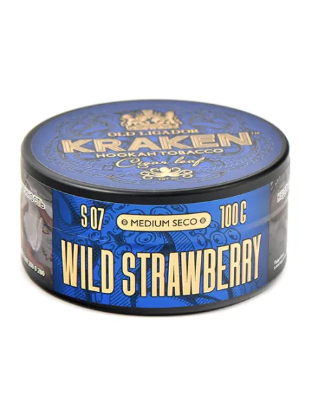 Табак для кальяна Kraken   Medium Seco  Wild Strawberry (Земляника)  - 100 г.