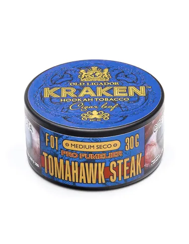 Табак для кальяна Kraken  Medium Seco  F01 Pro Fumelier  Томагавк  - 30 г.