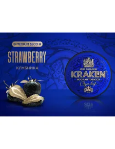 Табак для кальяна Kraken  Medium Seco  S03 Strawberry (Клубника)  - 30 г.