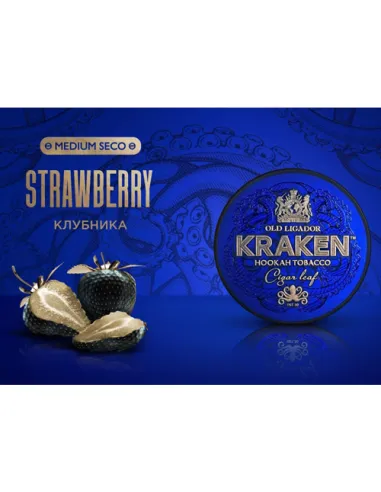 Табак для кальяна Kraken  Medium Seco  S03 Strawberry (Клубника)  - 30 г.