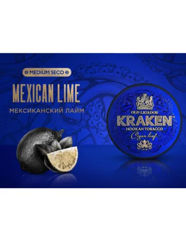 Табак для кальяна Kraken  Medium Seco  S12 Mexican Lime (Мексиканский лайм)  - 30 г.