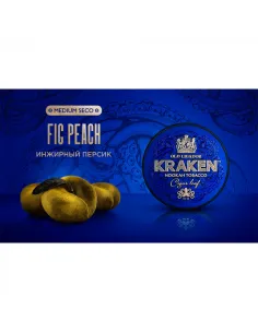 Табак для кальяна Kraken  Medium Seco  S25 Fig Peach (Инжирный персик)  - 30 г.