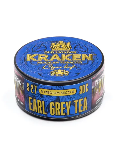 Табак для кальяна Kraken  Medium Seco  S27 Earl Grey Tea (Чай Эрл Грей)  - 30 г.