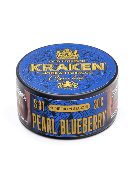 Табак для кальяна Kraken  Medium Seco  S31 Pearl Blueberry (Черника)  - 30 г.