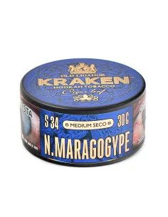 Табак для кальяна Kraken  Medium Seco  S34 N.Maragogype (Никарагуанский кофе)  - 30 г.