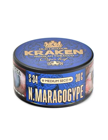 Табак для кальяна Kraken  Medium Seco  S34 N.Maragogype (Никарагуанский кофе)  - 30 г.