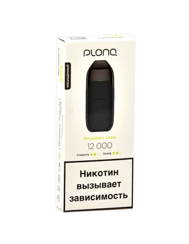 Электронная сигарета Plonq Prime (12.000 затяжек) - Энерджи сода