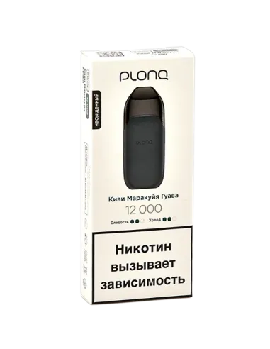 Электронная сигарета Plonq Prime (12.000 затяжек) - Киви - Маракуйя - Гуава