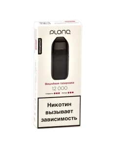 Электронная сигарета Plonq Prime (12.000 затяжек) - Вишнёвая газировка